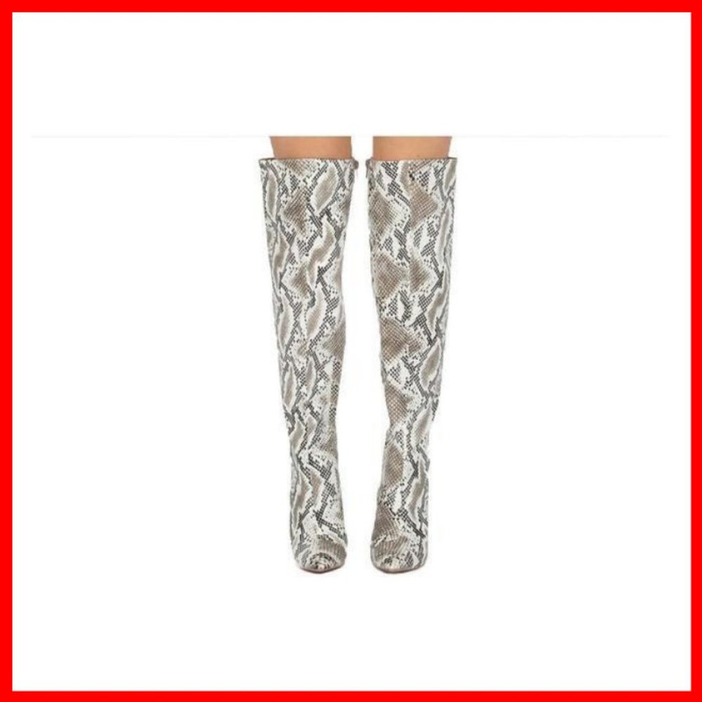 NWT Snakeskin Thigh High Boot - Picture 7 of 7